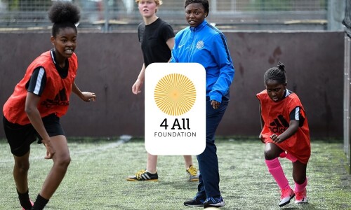 Sport England supports the 4 All Foundation 