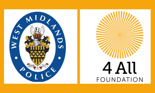 The 4 All Foundation Receives Generous Equipment Donation from West Midlands Police