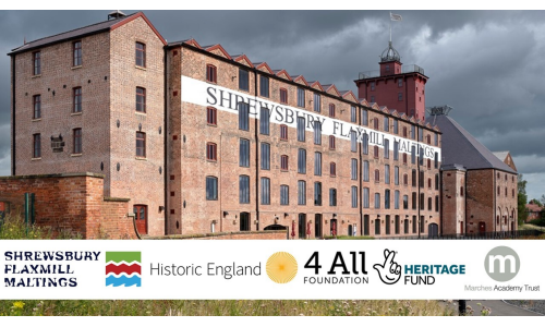 4 All Foundation Receives Funding from England Heritage for Free Community Coach Trips to Shrewsbury Flaxmill in 2023