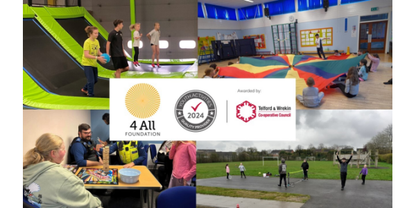 4 All Foundation Awarded Telford & Wrekin Council Youth Accreditation Mark